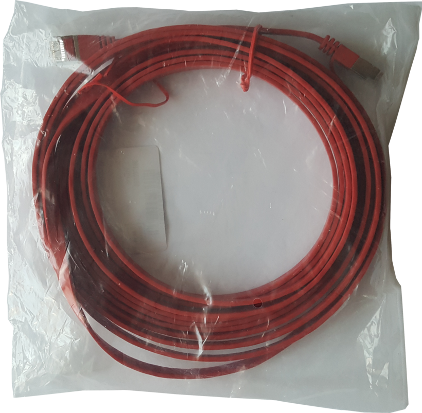 Patch Cable Flat RJ45 U/FTP Cat6a 0.25m