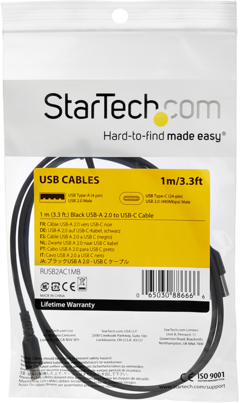 StarTech USB Type-C Cable 1m