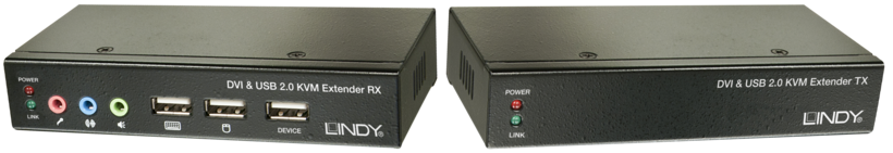 LINDY DVI+USB Cat6 KVM Extender 50m