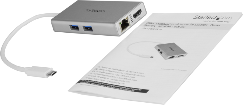 Adapter USB C/m - HDMI+Ethernet+USB