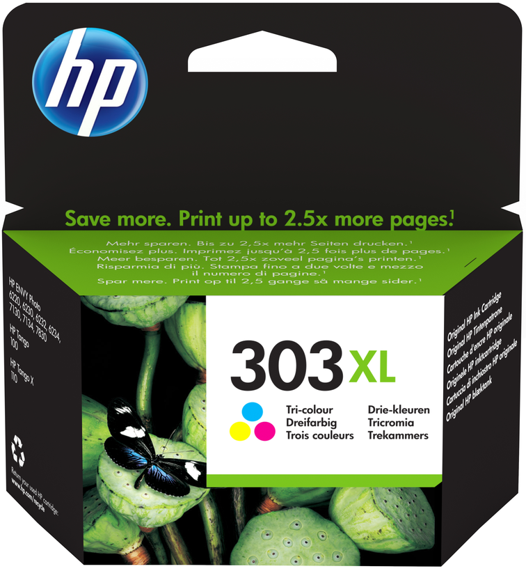 HP 303XL tinta multipack háromszínű