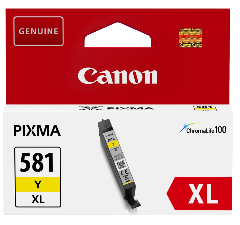 Canon CLI-581XL Y tinta, sárga
