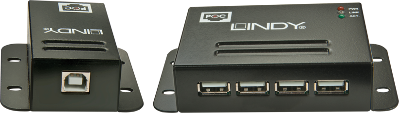 USB 2.0 Extender über Cat5 bis 50 m+Hub