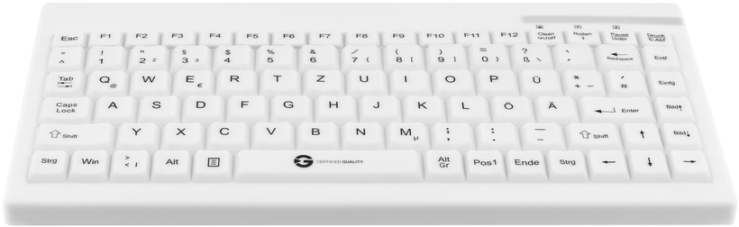 GETT GCQ CleanType Compact Keyboard Whit