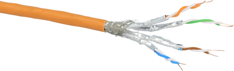Data Cable Cat7 Semi-rigid S/FTP 250m Or