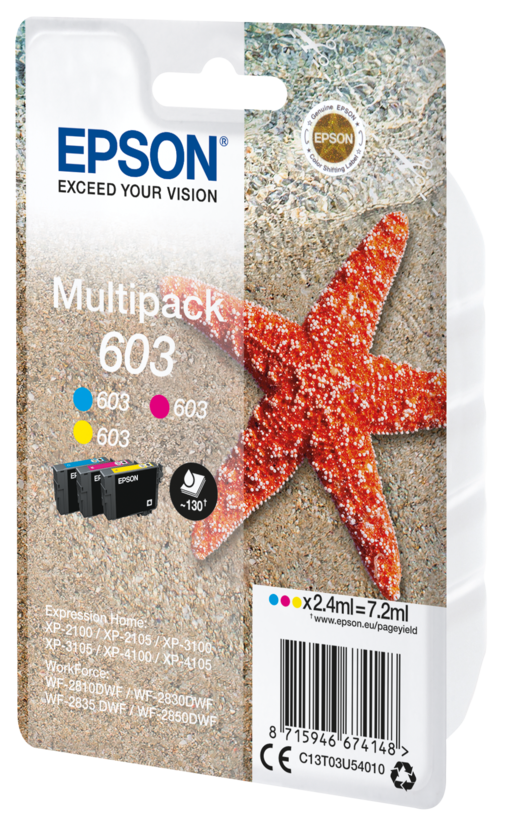 Epson 603 Tinte 3-farbig Multipack