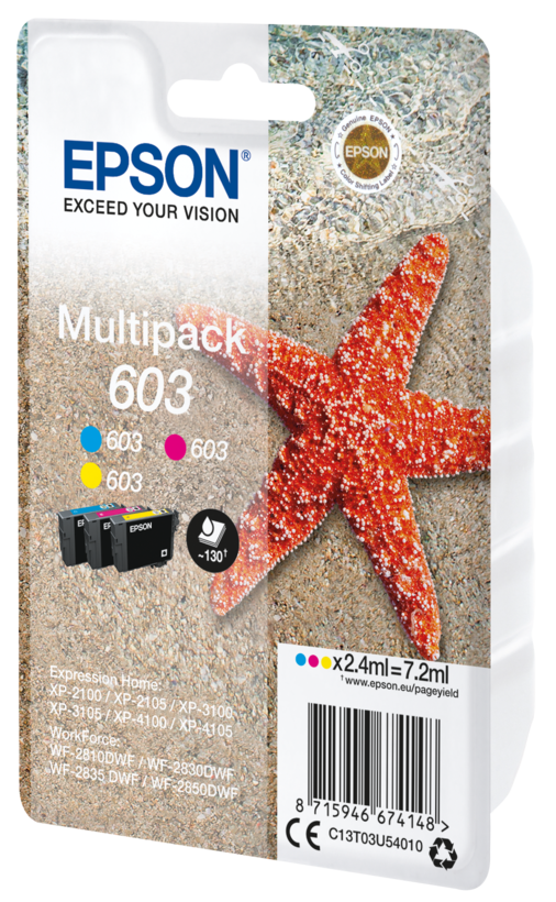 Multipack tinta Epson 603 3 colores