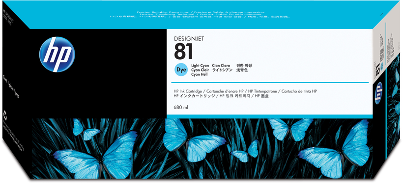 Encre HP 81, cyan clair