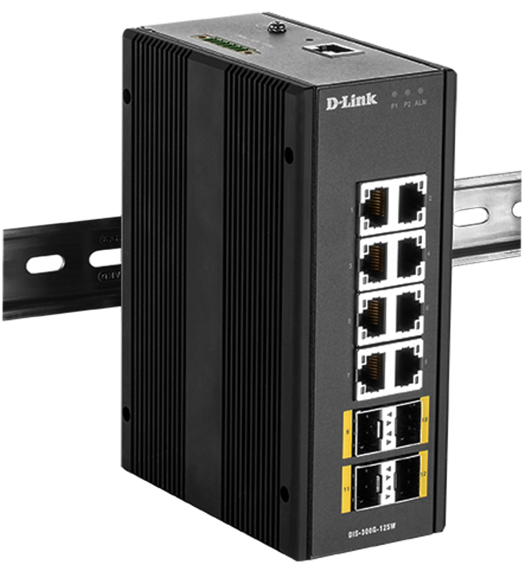 D-Link DIS-300G-12SW Industrial Switch