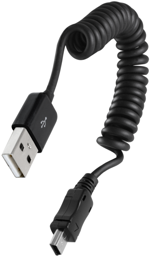 Delock USB-A - Mini-B Cable 0.6m