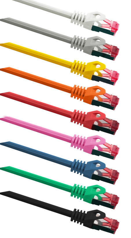 Patch Cable RJ45 S/FTP Cat6 1m Yellow