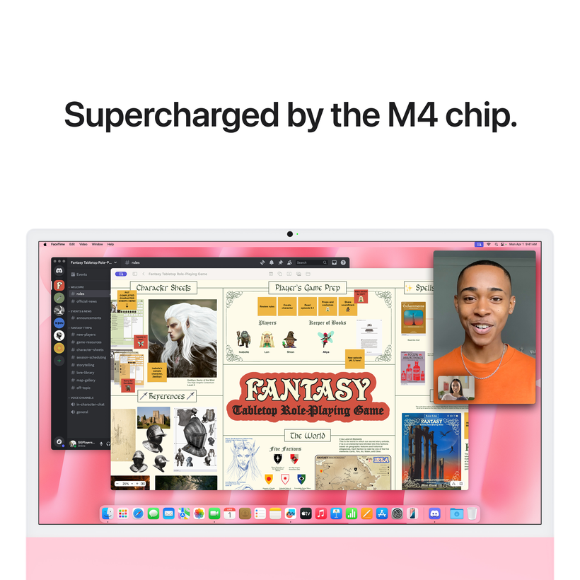Apple iMac M4 10-Core 16/256 GB pink