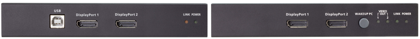 ATEN 2xDP HDBaseT Cat6 KVM Extender 100m