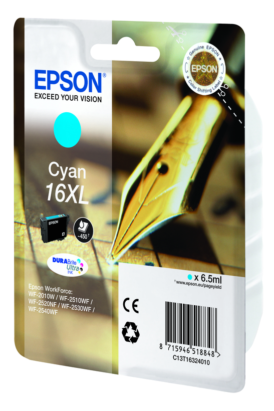 EPSON Cartucho de tinta 16XL cian