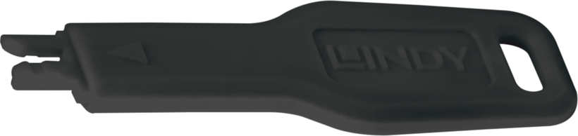 RJ45 Port Blocker Key Black