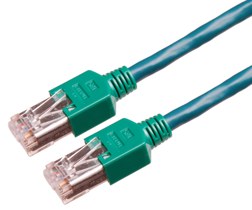 Patch Cable RJ45 S/UTP Cat5e 1.5m Green