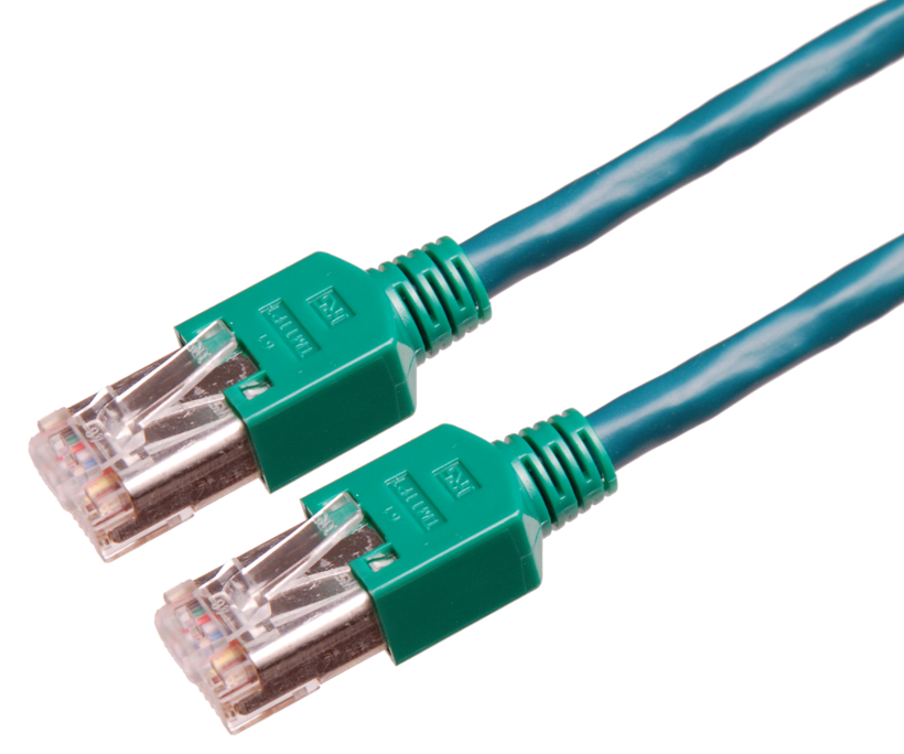 Patch Cable RJ45 S/UTP Cat5e 1.5m, Green