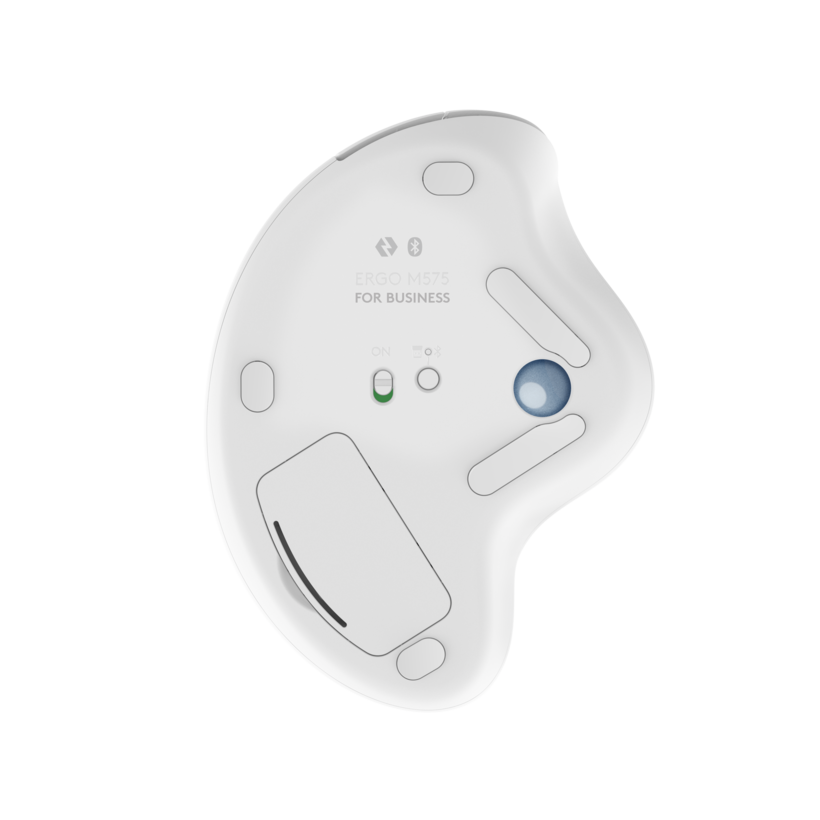 Mouse Logitech Bolt Ergo M575 bianco