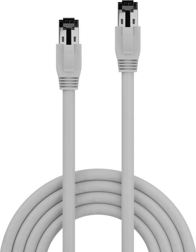 Câble patch RJ45 S/FTP Cat8.1 0,5 m gris