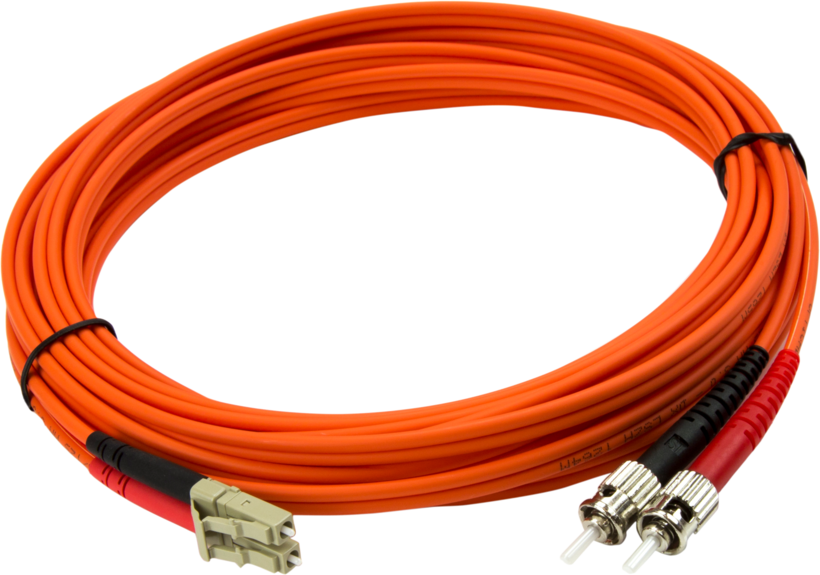 FO Duplex Patch Cable LC-ST 50/125µ 5m