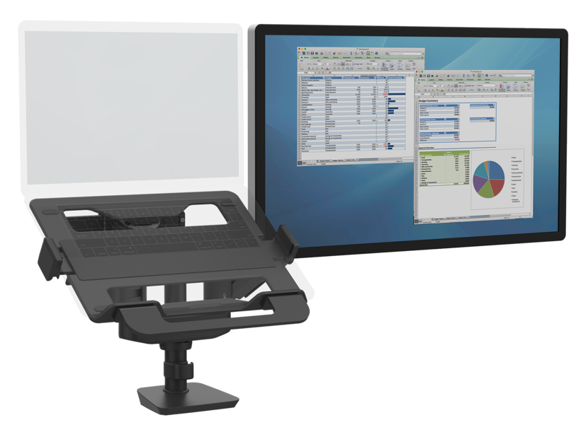 Porta laptop Fellowes Tallo nero