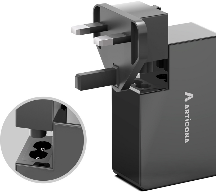 ARTICONA USB-C/A 100W Travel Adapter