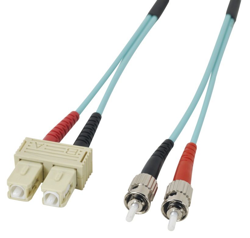 FO Duplex Patch Cable SC-ST 50/125µ 1m