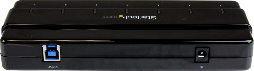 Hub USB 3.0 StarTech, 7 puertos, negro