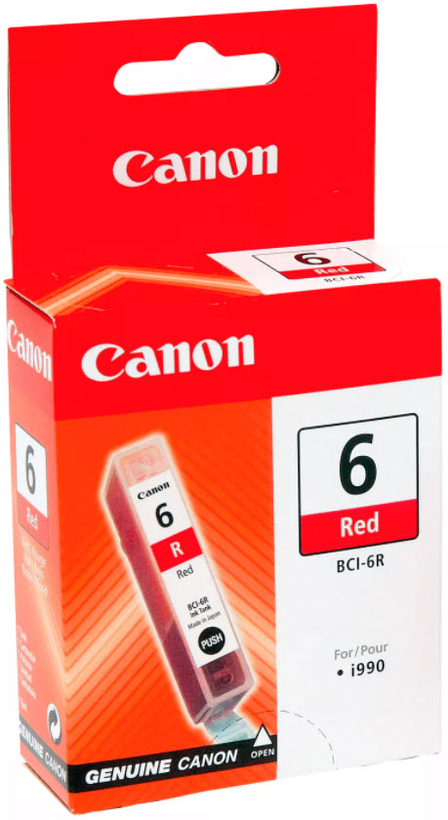 Inkoust Canon BCI-6R, červený