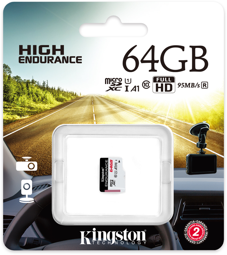 MicroSDXC 64 Go Kingston High Endurance