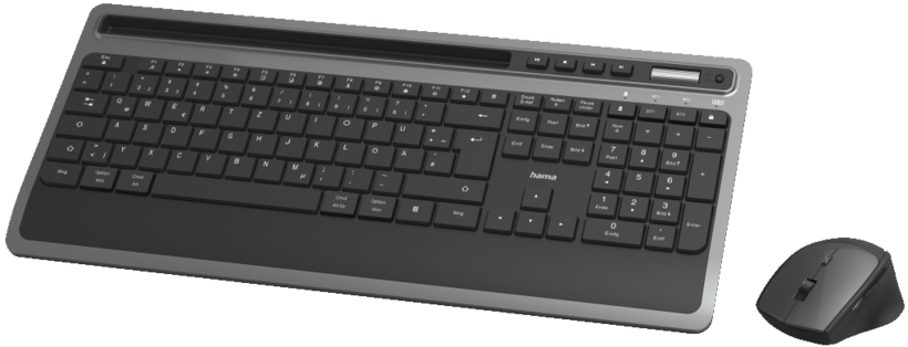 Hama KMW-600 Plus Tastatur Maus Set