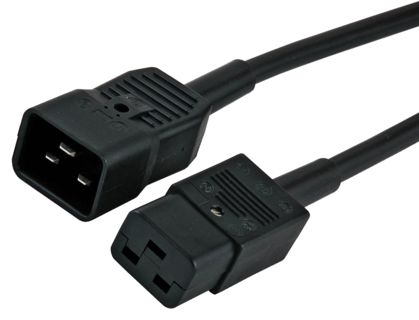 Power Cable C20/m - C19/f 5.0m Black