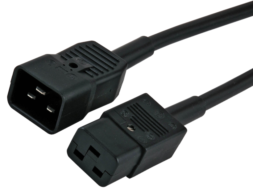 Netzkabel C20 -C19 1,8m schwarz