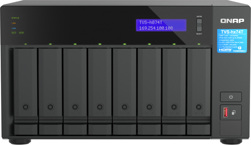 QNAP TVS-h874T 64GB 8bay NAS