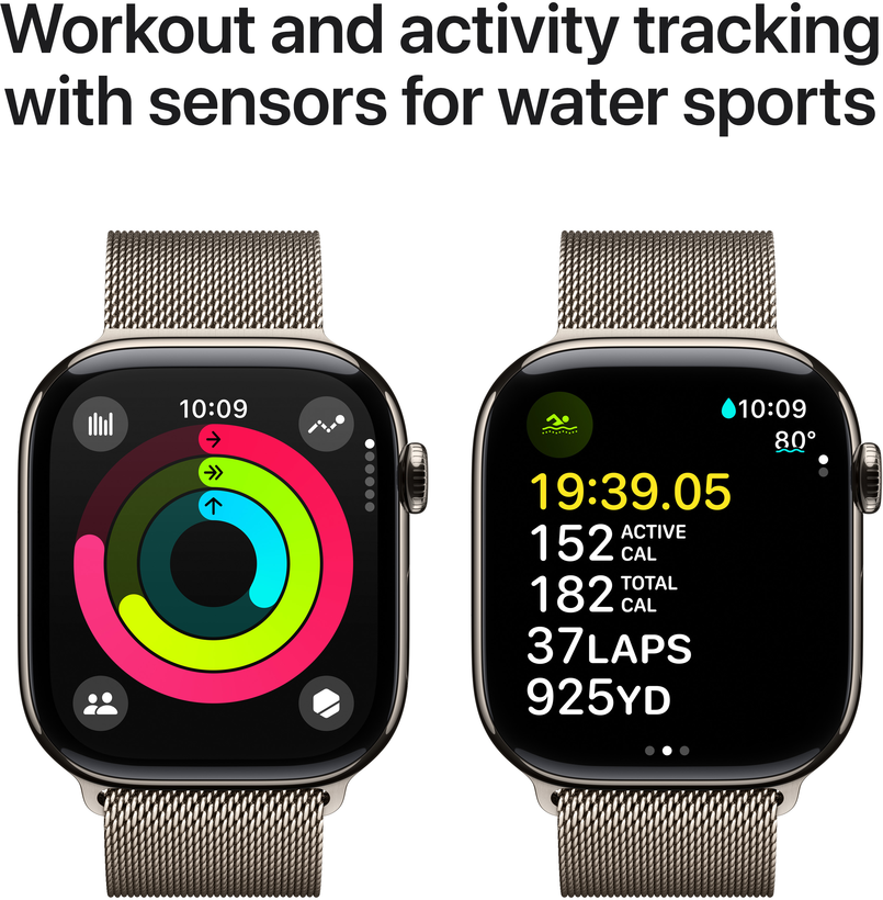 Apple Watch S10 LTE 46mm NaturalTitanium