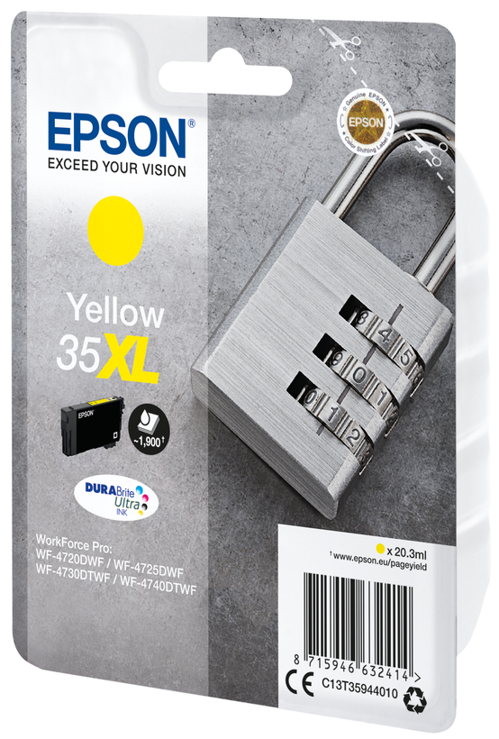 Epson 35XL Ink Yellow