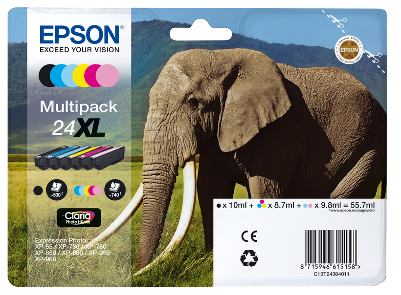Epson 24XL Claria Tinte Multipack