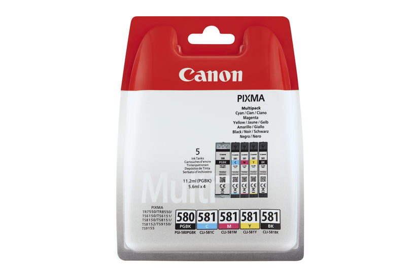 Acheter Encre Canon PGI-580/CLI-581, multipack (2078C005)
