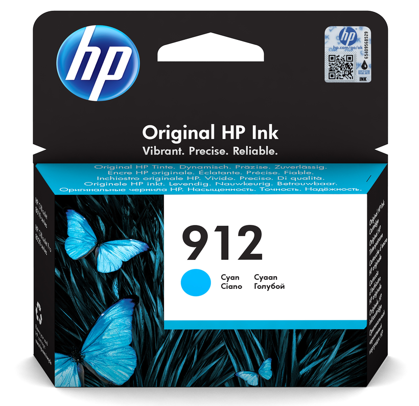Tinta HP 912, cian