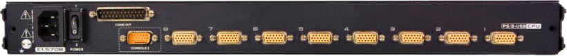 ATEN LCD Konsole 43,2 cm (17") 8Port