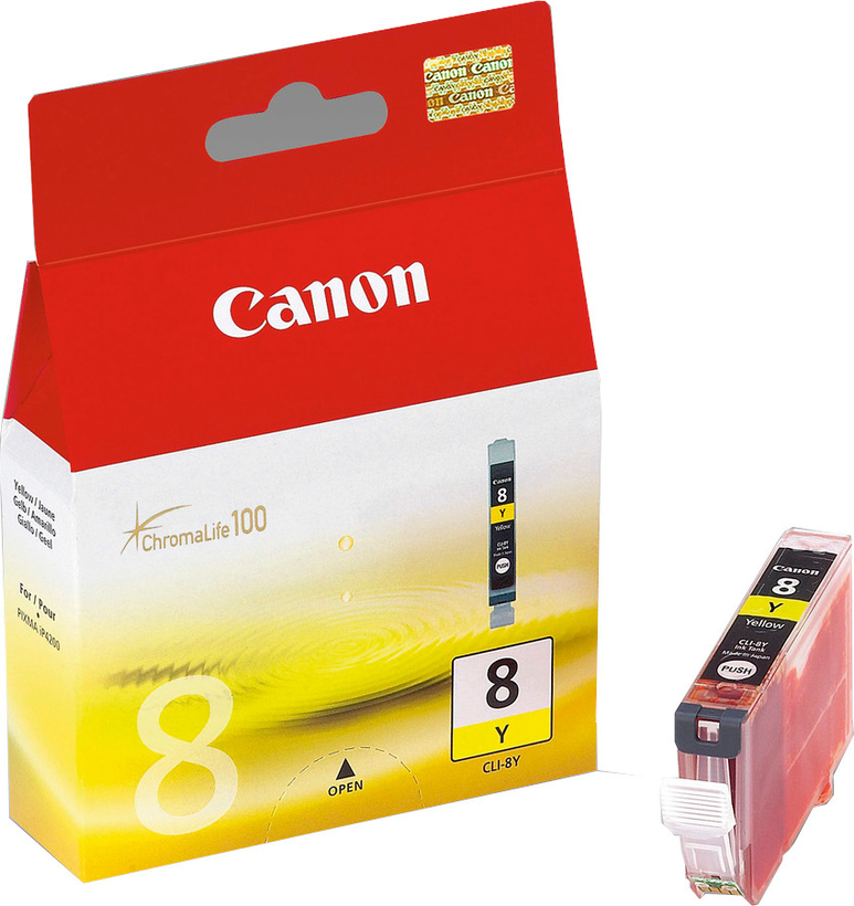 Encre Canon CLI-8Y, jaune