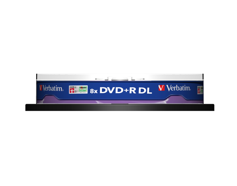 DVD+R 8,5 Go Verbatim DL 8x spin. de 10