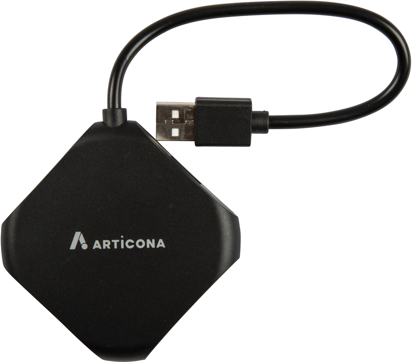 ARTICONA USB Hub 2.0 4-Port schwarz