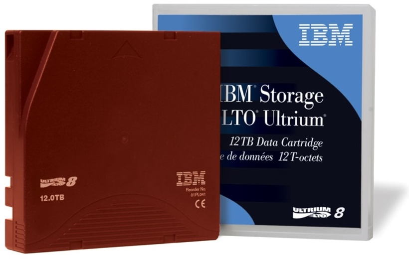 Bande IBM LTO-8 Ultrium + étiquette