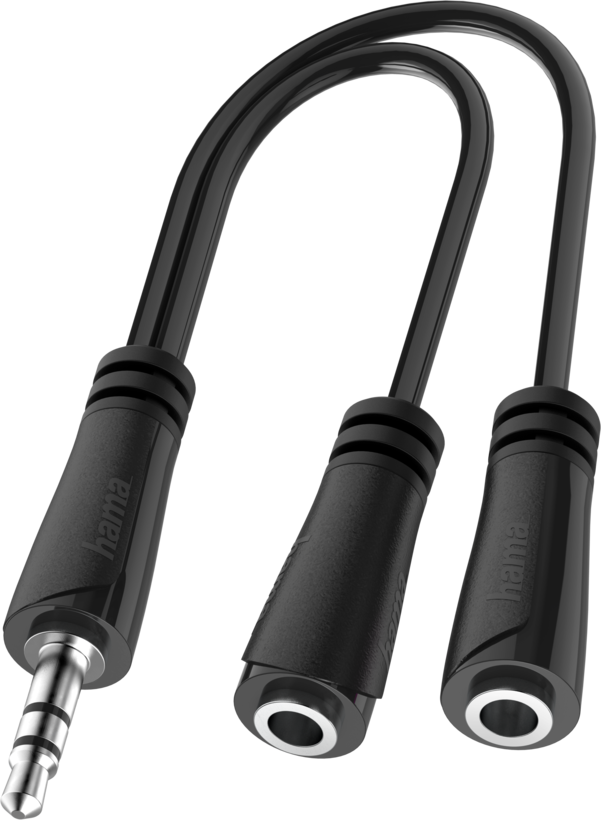 Audio Adapter 3.5mm Jack/m - 2x Jack/f