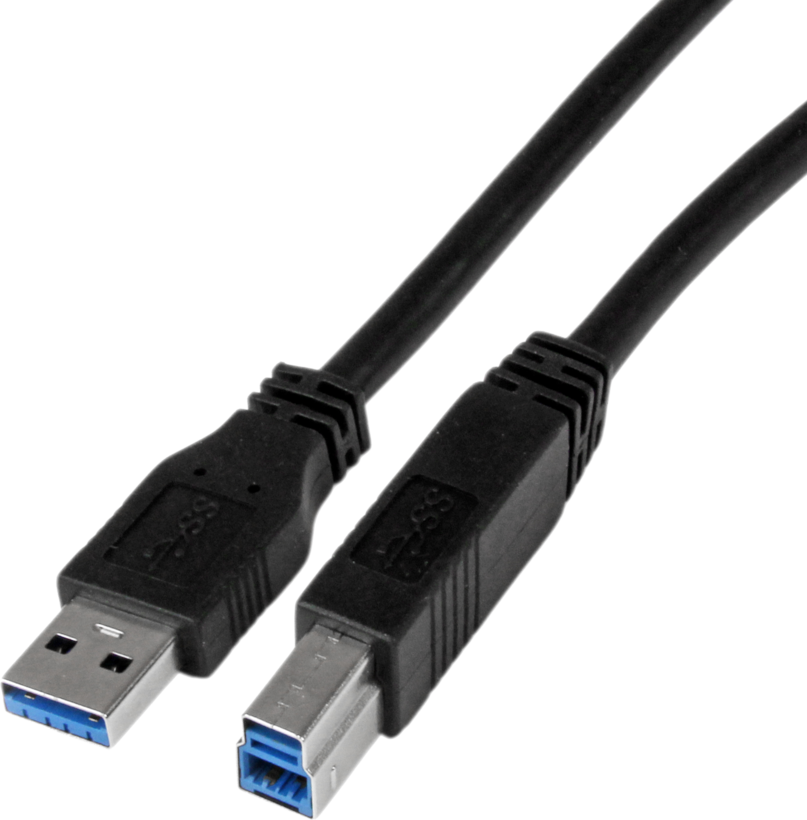 Cavo USB 3.0 Ma(A)-Ma(B) 1 m nero