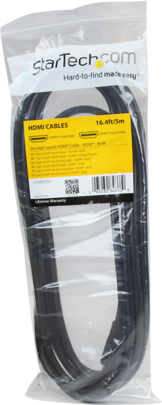 Kabel wt. HDMI(A)/wt. HDMI(A) 5 m czarny