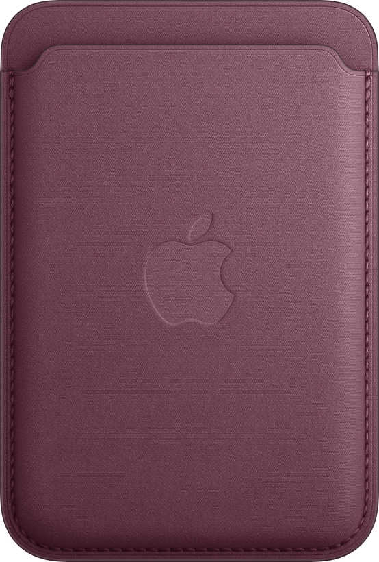 Apple iPhone Feingewebe Wallet mulberry