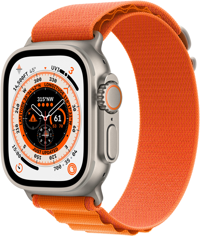 Apple Watch Ultra GPS+LTE 49 mm titanio