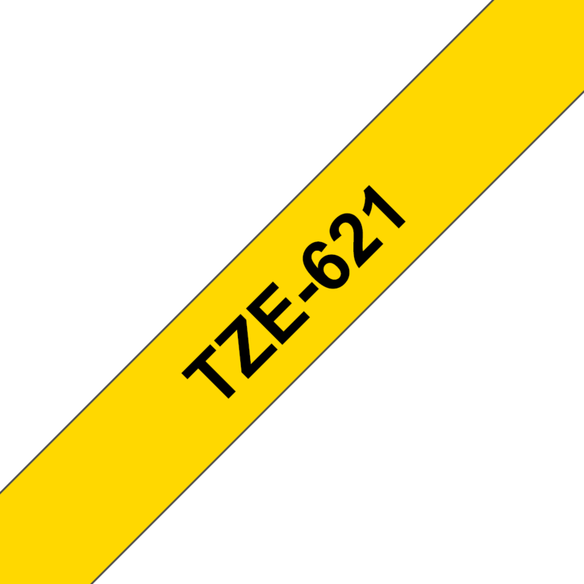 Nastro di scrittura TZe-621 9mmx8m gial.